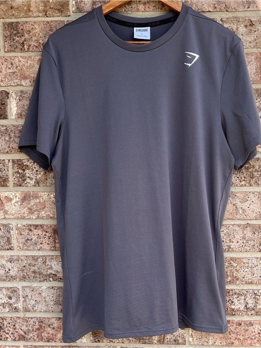 Gymshark Men’s Short Sleeve Performance Tee - Charcoal Gray L
